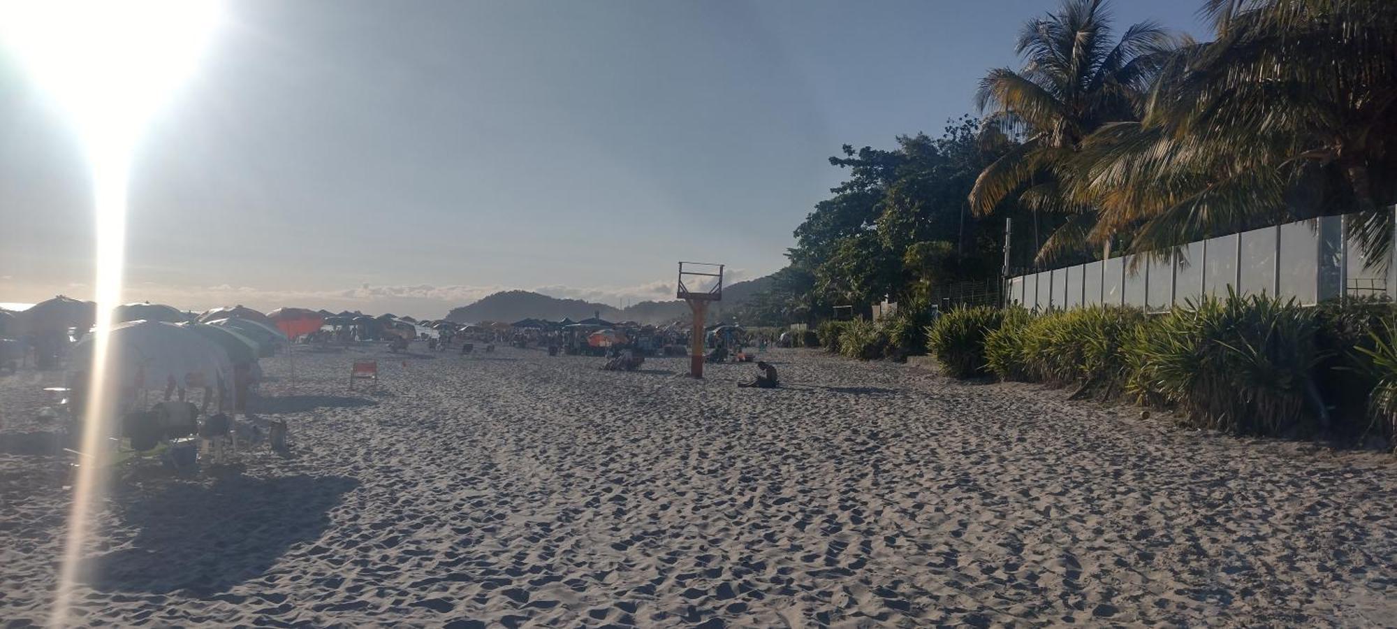 Flat Charmoso Na Praia De Juquehy 圣塞巴斯蒂安 外观 照片