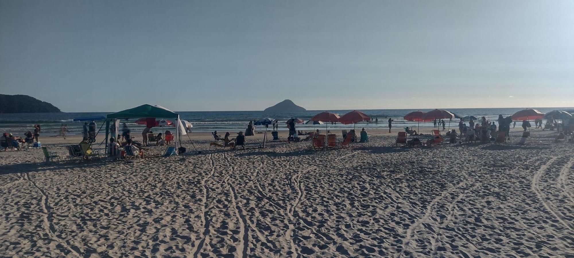Flat Charmoso Na Praia De Juquehy 圣塞巴斯蒂安 外观 照片